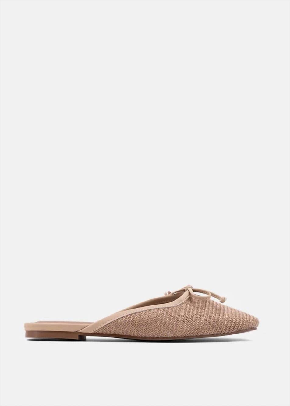NEW SHU SHOP women's andrea slip on mule in natural woven
